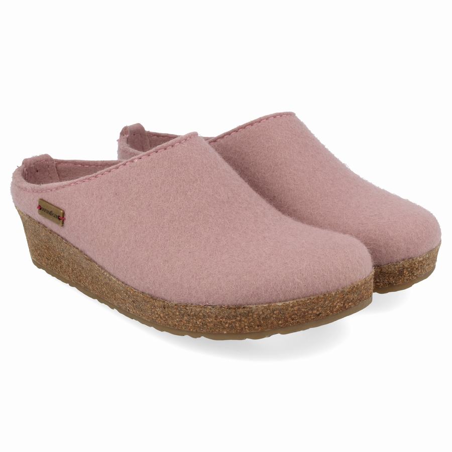 Clogsy Haflinger Juliette Damske Ruzove | YJR8052CS