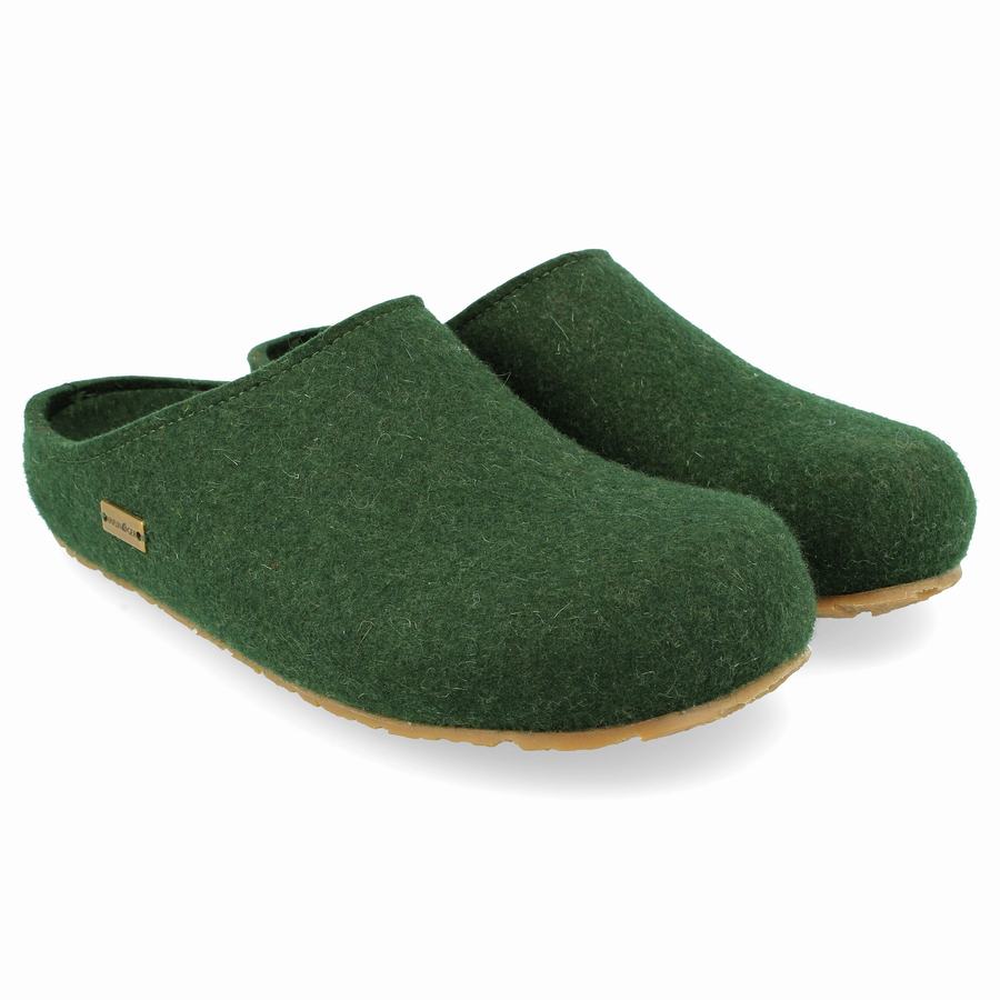 Clogsy Haflinger Michl Damske Zelene | UBK6893JX