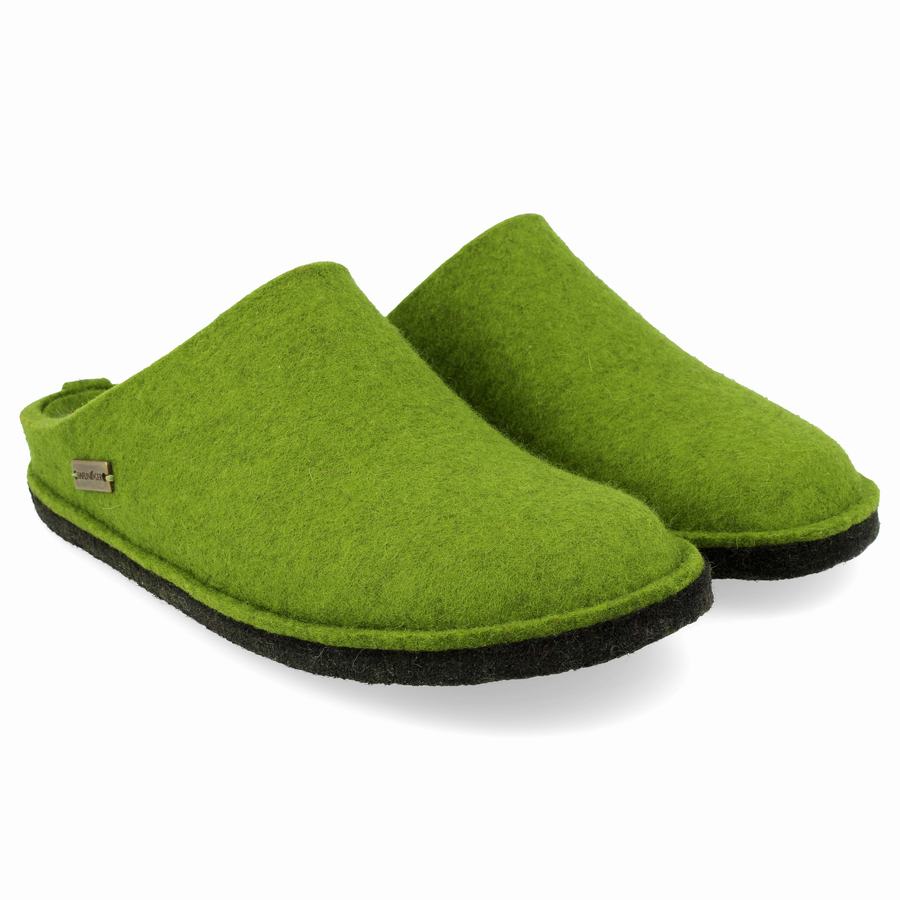 Novelty Papuče Haflinger Soft Panske Zelene | OFE4357BL