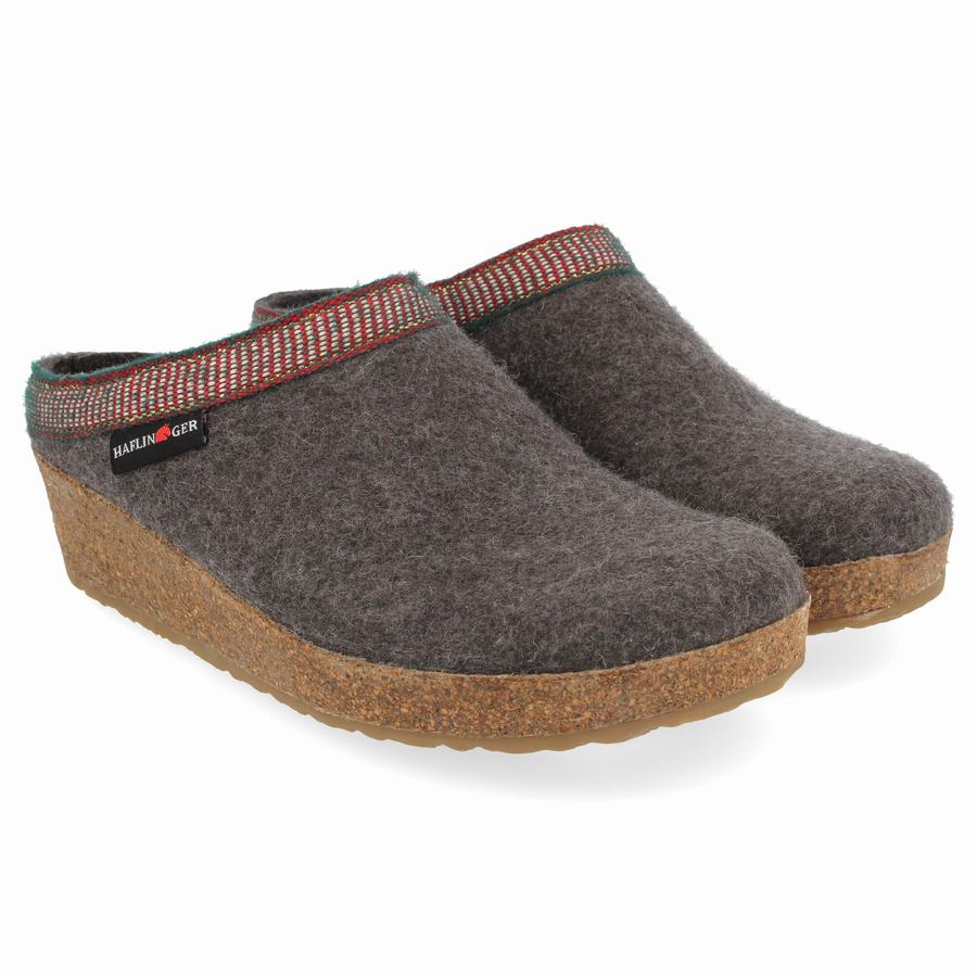 Clogsy Haflinger Belle Damske Siva | PAM9722WG