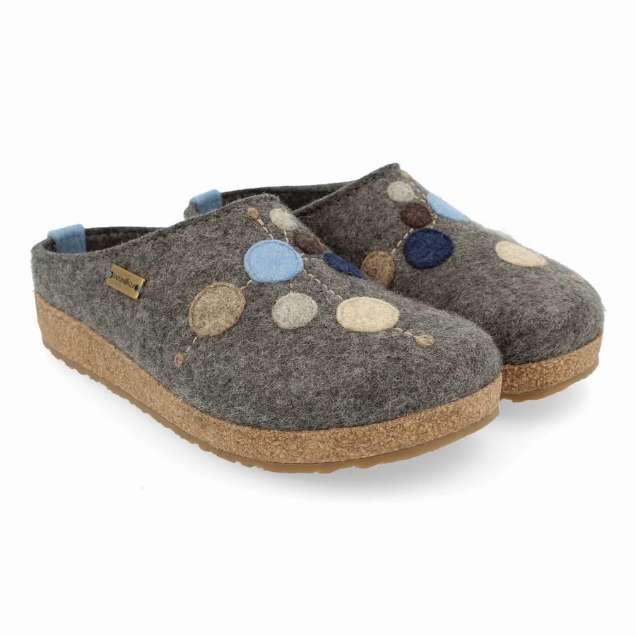 Clogsy Haflinger Faible Panske Siva | YMG8584VV