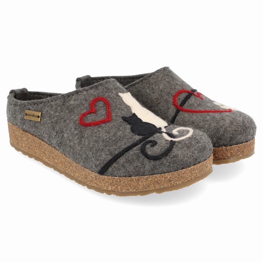 Clogsy Haflinger Micini Panske Siva | AST5131EW