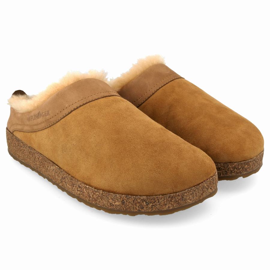 Clogsy Haflinger Snowbird Damske Hnede | BOD3976RW